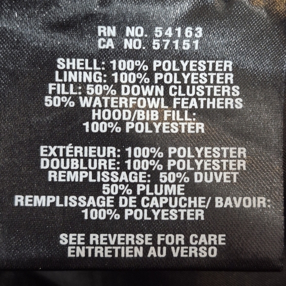 Cole Haan Black Signature Hooded Taffeta Down Coat - Size L - Picture 15 of 16